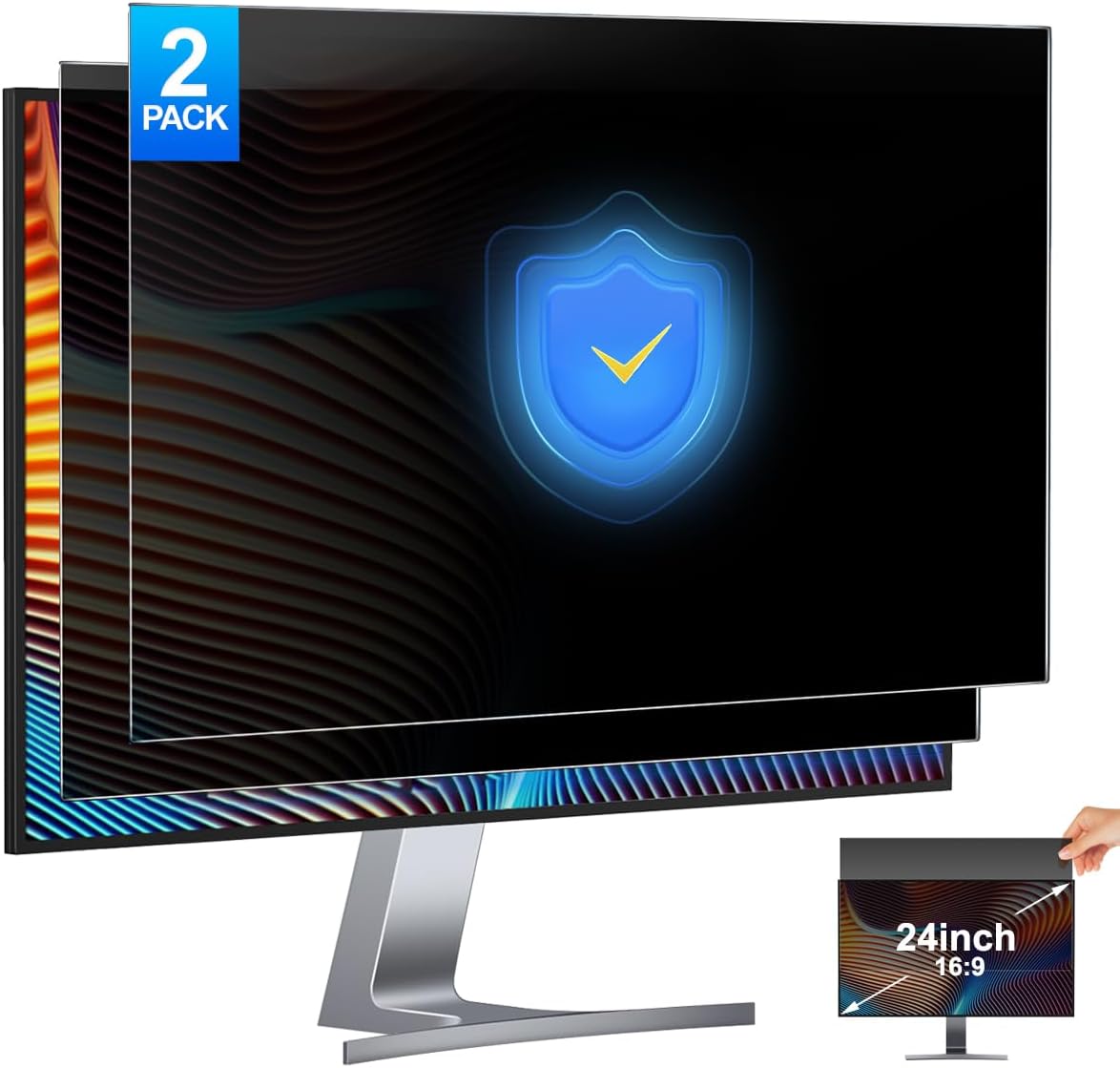Privacy Filter 2Pack - Paquete de 2 filtros de pantalla