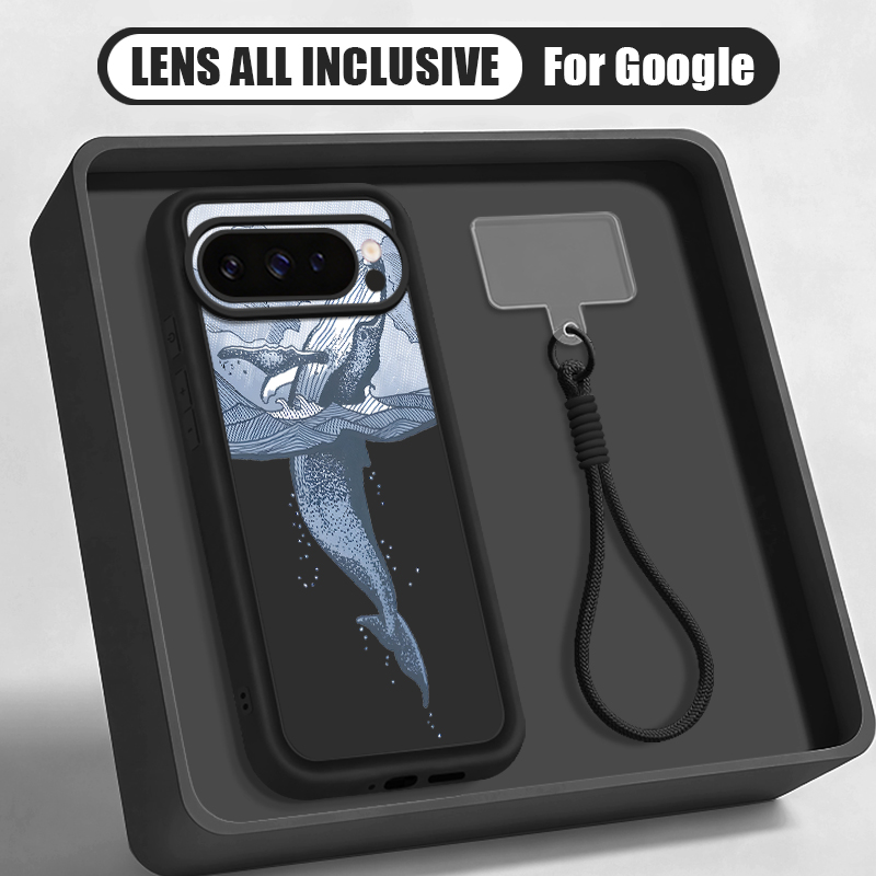 Google Pixel 9 Pro - Funda con correa para la muñeca