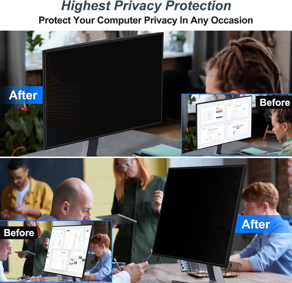 Paquete de 2 filtros de pantal - Privacy Filter 2Pack reseña y precio